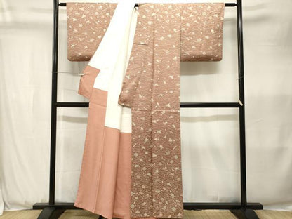 平和屋着物■上質な小紋　露芝宝尽し文　正絹　逸品　CABK3636ev