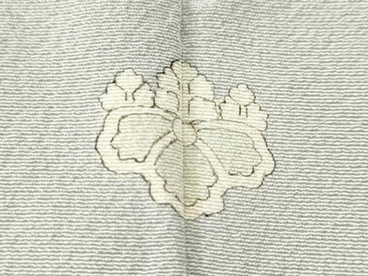 平和屋着物■上質な色無地　白花色　正絹　逸品　CABK3641ev