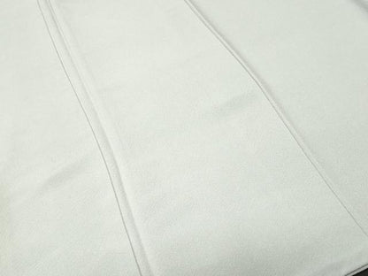 平和屋着物■上質な色無地　白花色　正絹　逸品　CABK3641ev