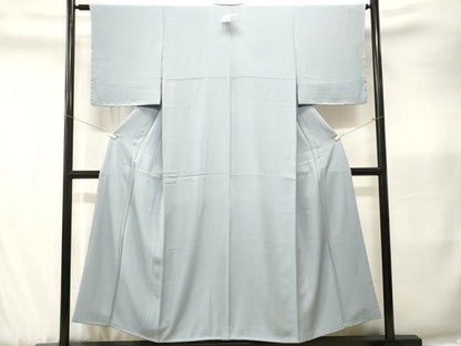 平和屋着物■上質な色無地　秘色色　正絹　逸品　未使用　CABK3642ev
