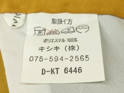 平和屋着物■小紋　芝草舞蝶文　暈し染め　洗える着物　CABK3652ev