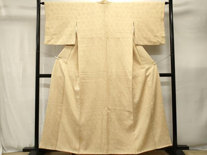 平和屋着物■大変加工の良い総絞り小紋　正絹　逸品　CABK3684ev