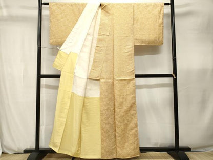 平和屋着物■小紋　幾何学文　洗える着物　CABK3689ev