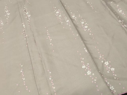 平和屋着物■リョウコキクチ　Ryoko Kikuchi　小紋　舞桜文　洗える着物　CABK3708ev