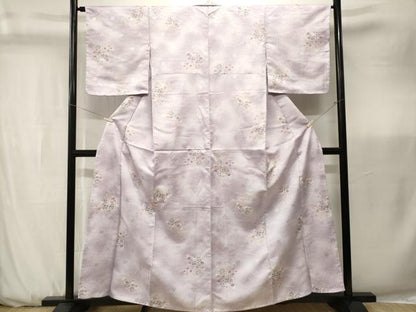 平和屋着物■訪問着　松皮菱草花文　暈し染め　洗える着物　CABK3715ev
