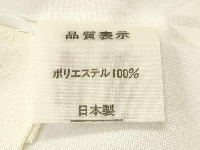 平和屋着物■長襦袢　無双仕立て　麻の葉地紋　白色　半衿刺繍　洗える着物　CABK3723ev