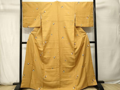 平和屋着物■小紋　幾何学文　洗える着物　CABK3731ev