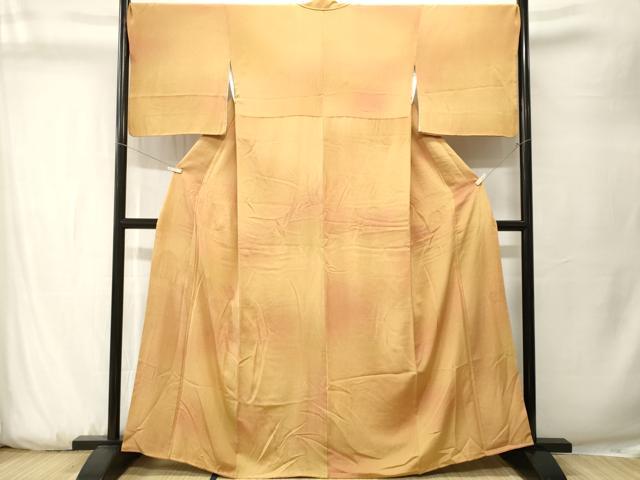 平和屋着物■上質な小紋　霞文　暈し染め　正絹　逸品　CABK3740ev