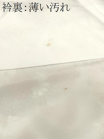 平和屋着物■上質な小紋　流水枝花文　金彩　正絹　逸品　CABK3744ev