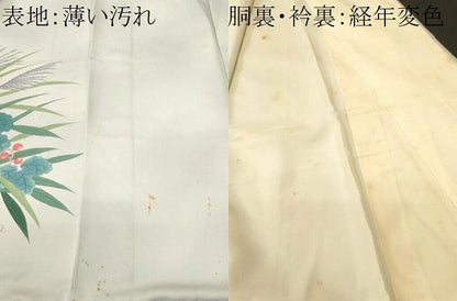 平和屋着物■訪問着　芒　木の実蔦の葉文　暈し染め　正絹　逸品　CABK3747ev