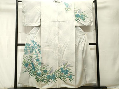 平和屋着物■訪問着　芒　木の実蔦の葉文　暈し染め　正絹　逸品　CABK3747ev