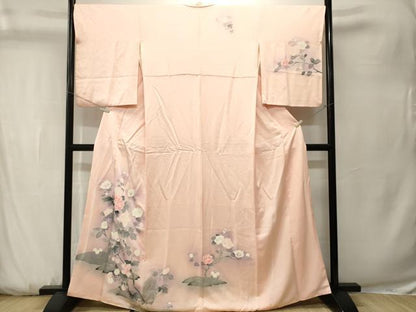 平和屋着物■訪問着　草花文　暈し染め　正絹　逸品　CABK3748ev