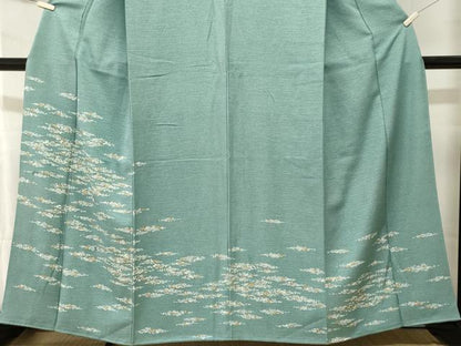 平和屋着物■訪問着　刺繍　抽象文　金彩　正絹　逸品　CABK3763ev