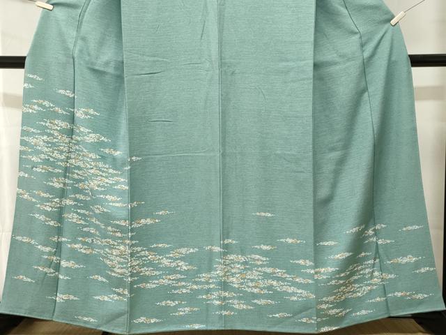 平和屋着物■訪問着　刺繍　抽象文　金彩　正絹　逸品　CABK3763ev
