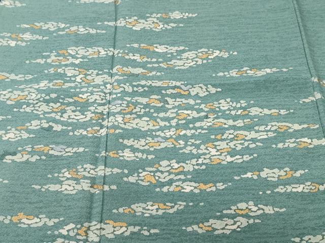 平和屋着物■訪問着　刺繍　抽象文　金彩　正絹　逸品　CABK3763ev