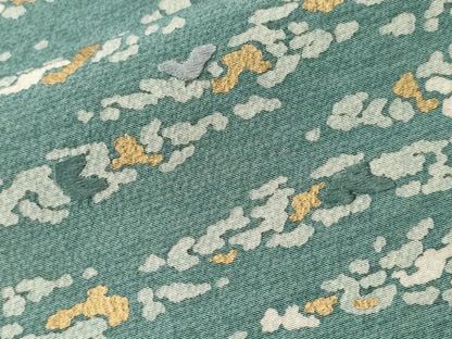 平和屋着物■訪問着　刺繍　抽象文　金彩　正絹　逸品　CABK3763ev