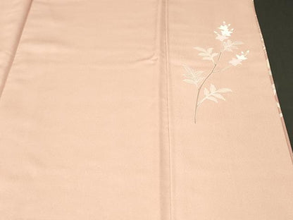 平和屋着物■訪問着　花車文　草花文　正絹　逸品　CABK3767ev