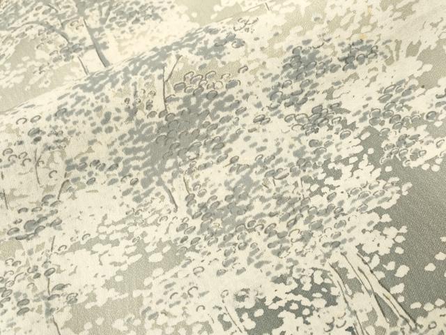 平和屋着物■上質な小紋　樹林文　暈し染め　正絹　逸品　CABK3768ev