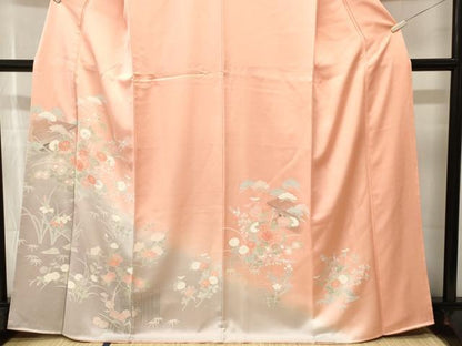 平和屋着物■訪問着　風景文　暈し染め　正絹　逸品　CABK3788ev