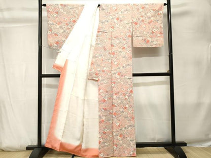 平和屋着物■上質な小紋　辻が花　正絹　逸品　CABK3810ev