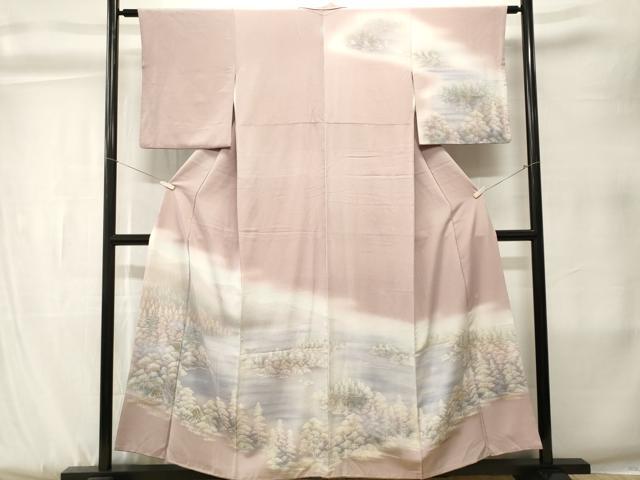 平和屋着物■訪問着　作家物　御所解文　暈し染め　正絹　逸品　CABK3815ev