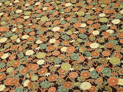 平和屋着物■訪問着　笹菊文　正絹　逸品　CABK3816ev