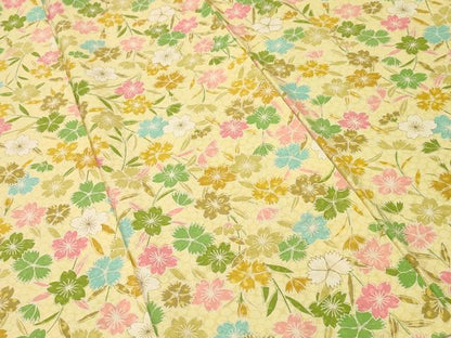 平和屋着物■上質な小紋　枝桜文　正絹　逸品　CABK3826ev