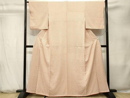 平和屋着物■上質な小紋　花尽くし文　正絹　逸品　CABK3832ev
