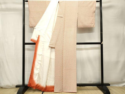 平和屋着物■上質な小紋　花尽くし文　正絹　逸品　CABK3832ev