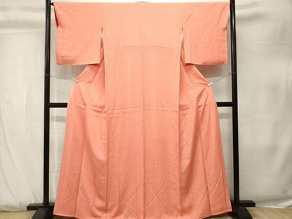 平和屋着物■江戸小紋　変わり麻の葉文様　やまと誂製　正絹　逸品　CABK3838ev