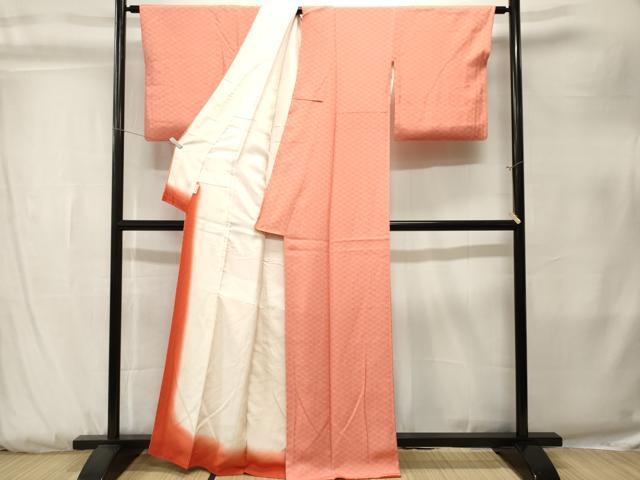 平和屋着物■江戸小紋　変わり麻の葉文様　やまと誂製　正絹　逸品　CABK3838ev