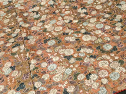 平和屋着物■上質な小紋　絞り　辻が花　金彩　正絹　逸品　CABK3847ev