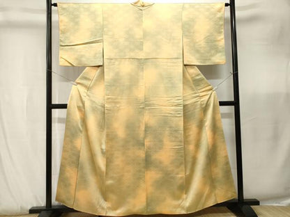 平和屋着物■上質な小紋　霞文　暈し染め　正絹　逸品　CABK3867ev