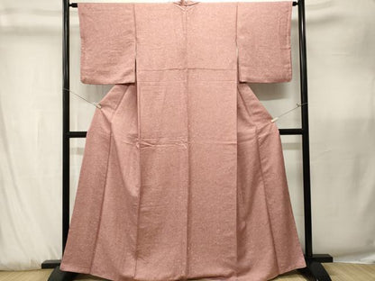 平和屋着物■江戸小紋　扇面流水文　正絹　逸品　CABK3872ev