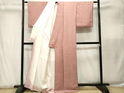平和屋着物■江戸小紋　扇面流水文　正絹　逸品　CABK3872ev