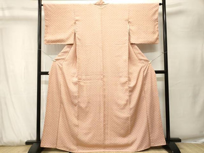 平和屋着物■上質な小紋　青海波文　正絹　逸品　CABK3880ev