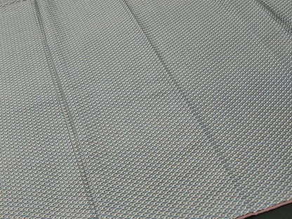 平和屋着物■上質な小紋　青海波文　正絹　逸品　CABK3885ev