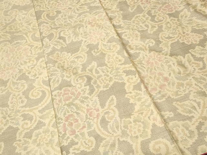 平和屋着物■本場大島紬　花唐草文　正絹　逸品　CABK3887ev