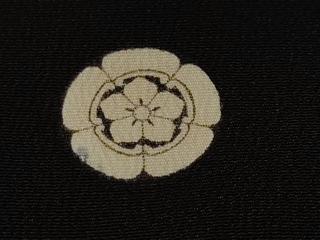 平和屋着物■豪華黒留袖　作家物　上村松園の世界　鼓　貝桶飛鶴扇面花文　暈し染め　金彩　正絹　逸品　CABK3891ev