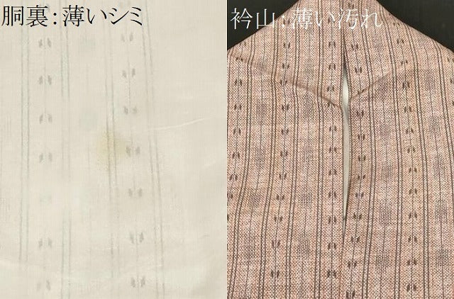 平和屋着物■上質な小紋　間道　ロング丈　やまと誂製　正絹　逸品　CABK3897ev