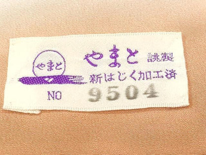 平和屋着物■上質な小紋　間道　ロング丈　やまと誂製　正絹　逸品　CABK3897ev
