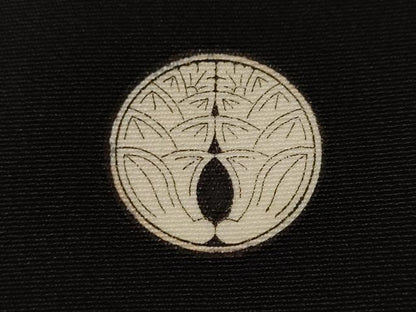 平和屋着物■豪華黒留袖　文箱浜松文　暈し染め　金彩　正絹　逸品　CABK3898ev