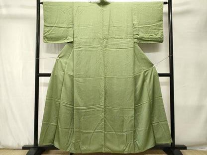 平和屋着物■上質な小紋　縞　正絹　逸品　CABK3905ev