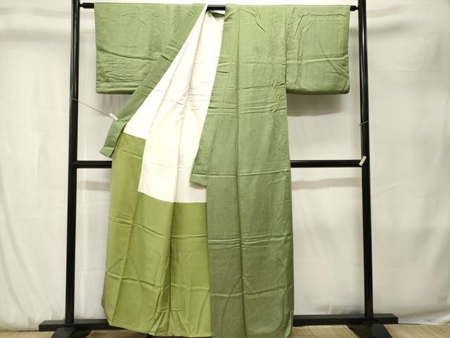 平和屋着物■上質な小紋　縞　正絹　逸品　CABK3905ev