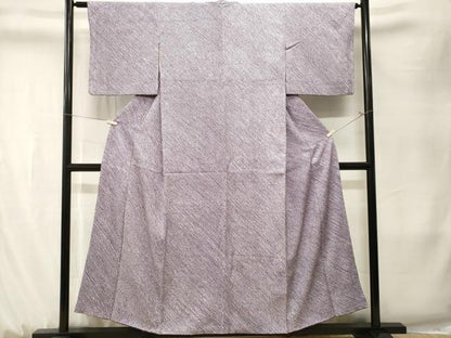 平和屋着物■大変加工の良い総絞り小紋　正絹　逸品　CABK3914ev