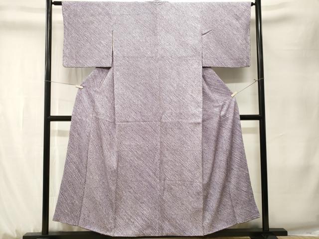 平和屋着物■大変加工の良い総絞り小紋　正絹　逸品　CABK3914ev