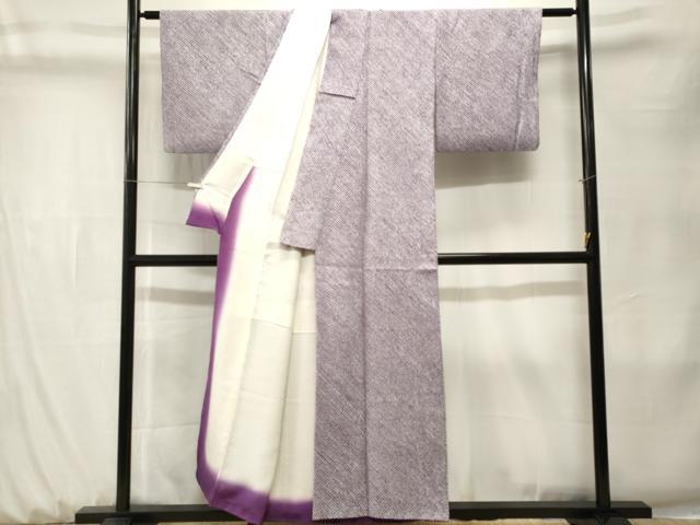 平和屋着物■大変加工の良い総絞り小紋　正絹　逸品　CABK3914ev