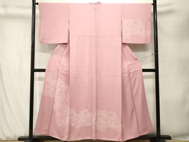 平和屋着物■訪問着　江戸小紋　流水鮫小紋柄　正絹　逸品　CABK3921ev