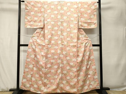 平和屋着物■上質な小紋　菊尽くし文　正絹　逸品　CABK3929ev