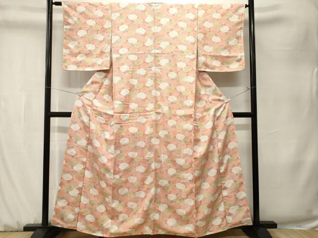 平和屋着物■上質な小紋　菊尽くし文　正絹　逸品　CABK3929ev